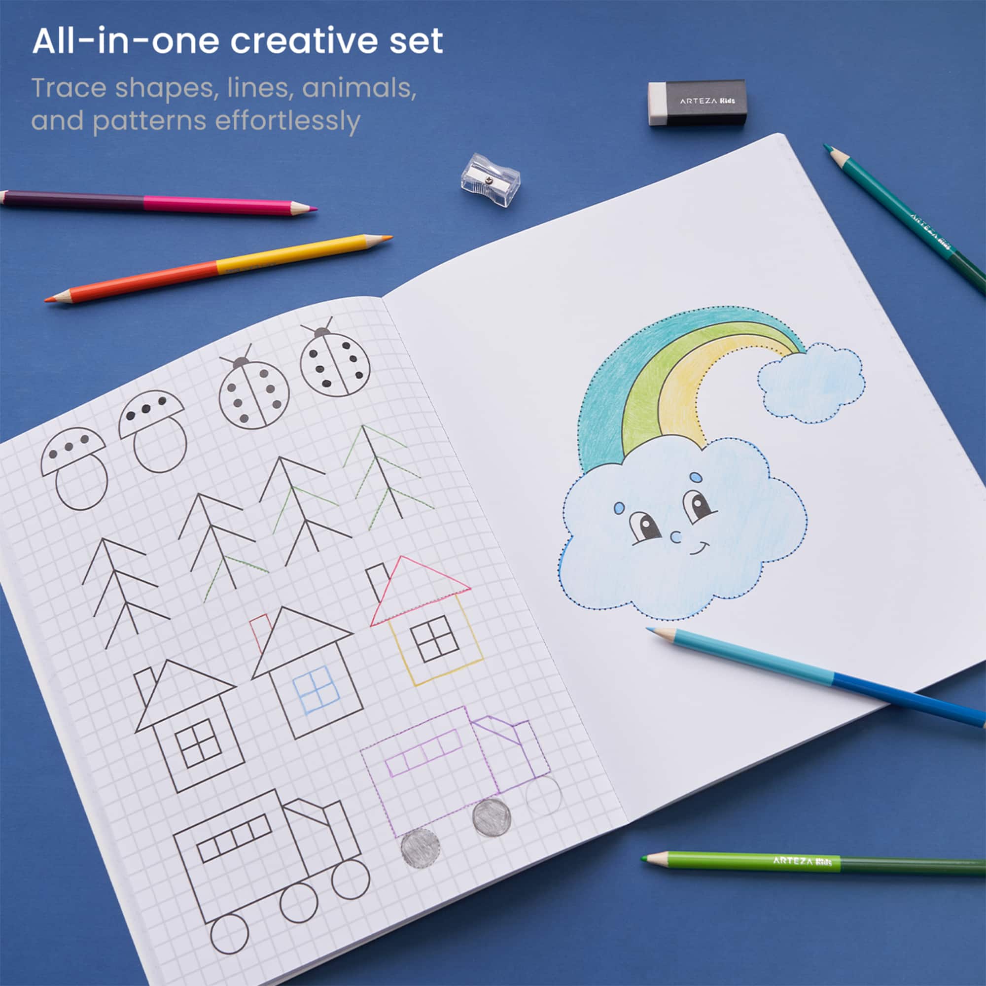 Arteza® Kids Activity Book, Tracing, 50 pages